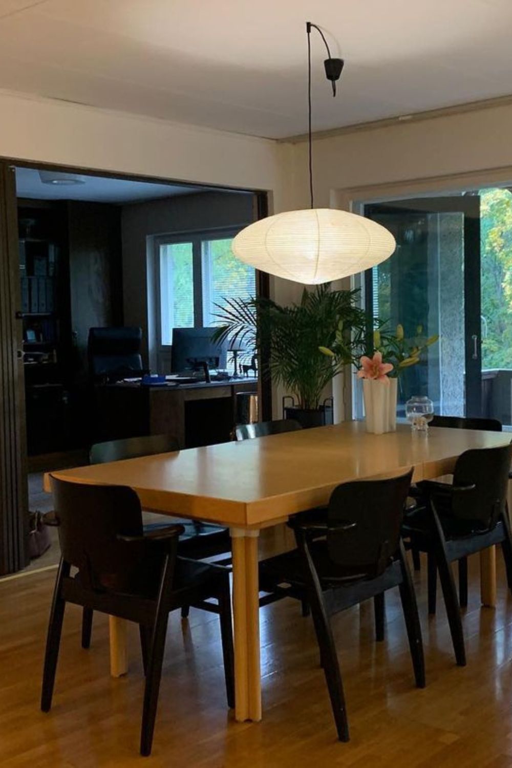 Piairaine Washi Paper 15A Pendant Light