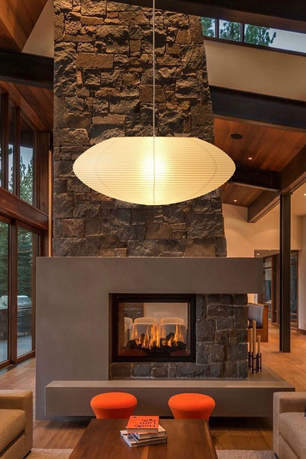 Piairaine Washi Paper 15A Pendant Light