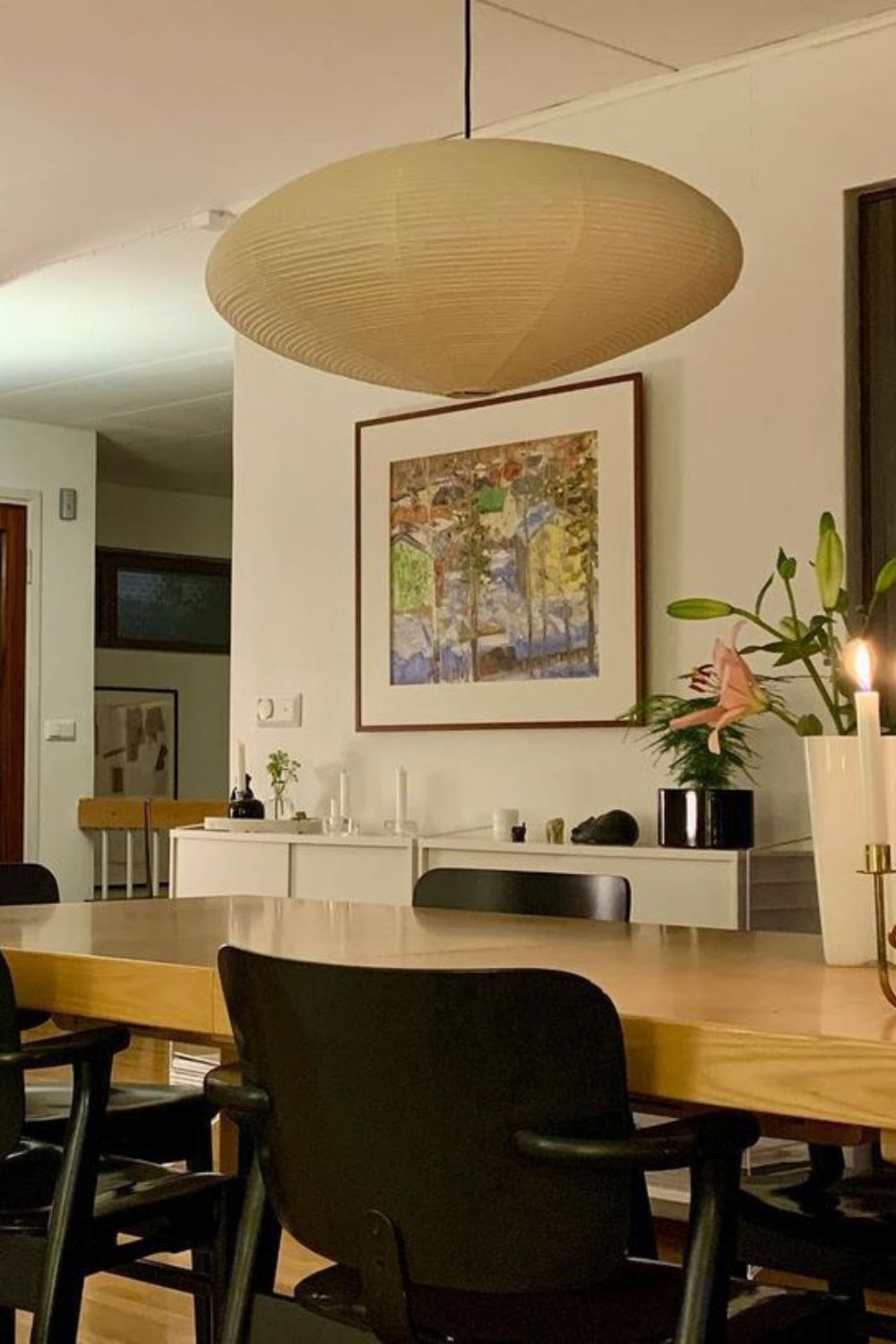 Piairaine Washi Paper 15A Pendant Light