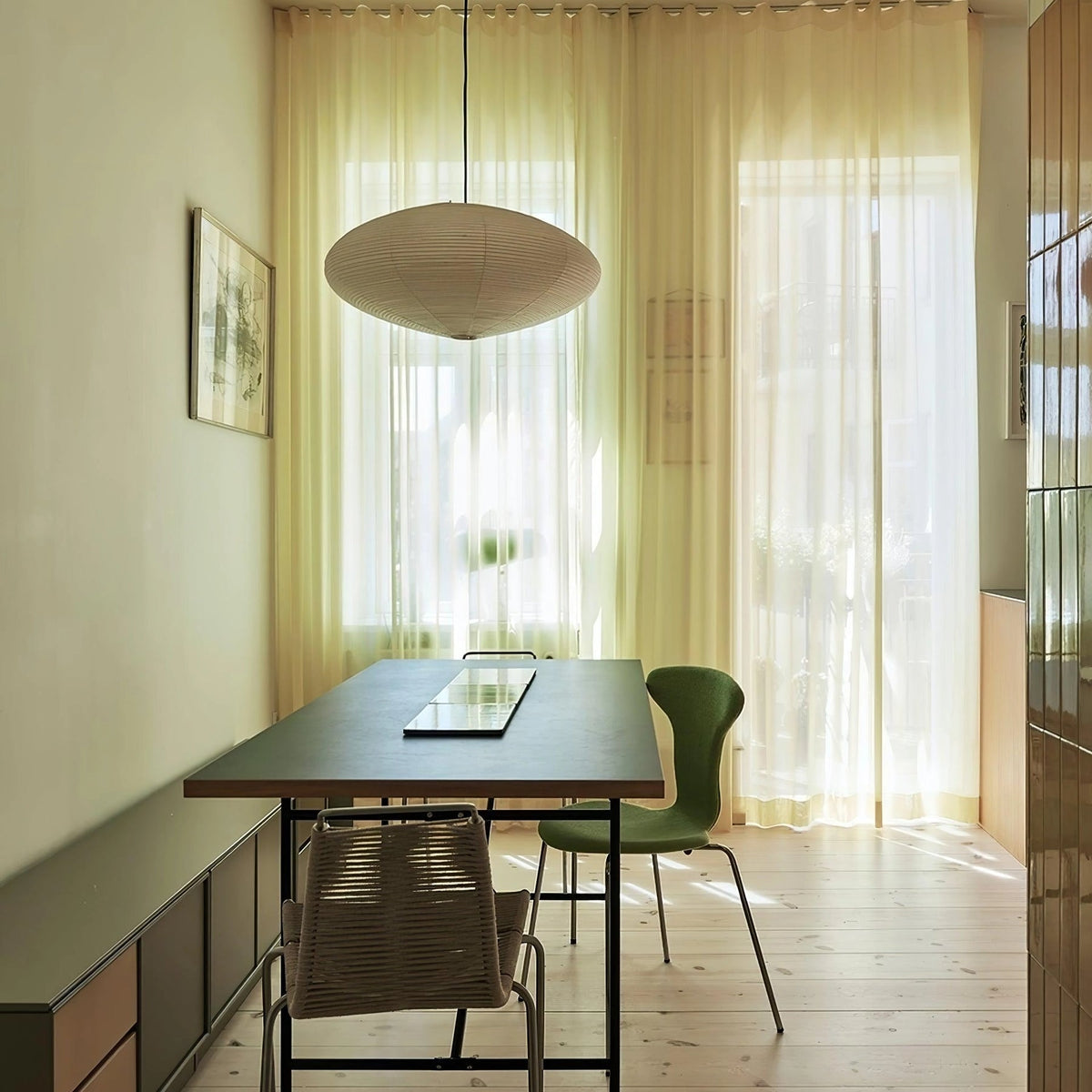 Piaiviella Pendant Lamp Paper for Living Room