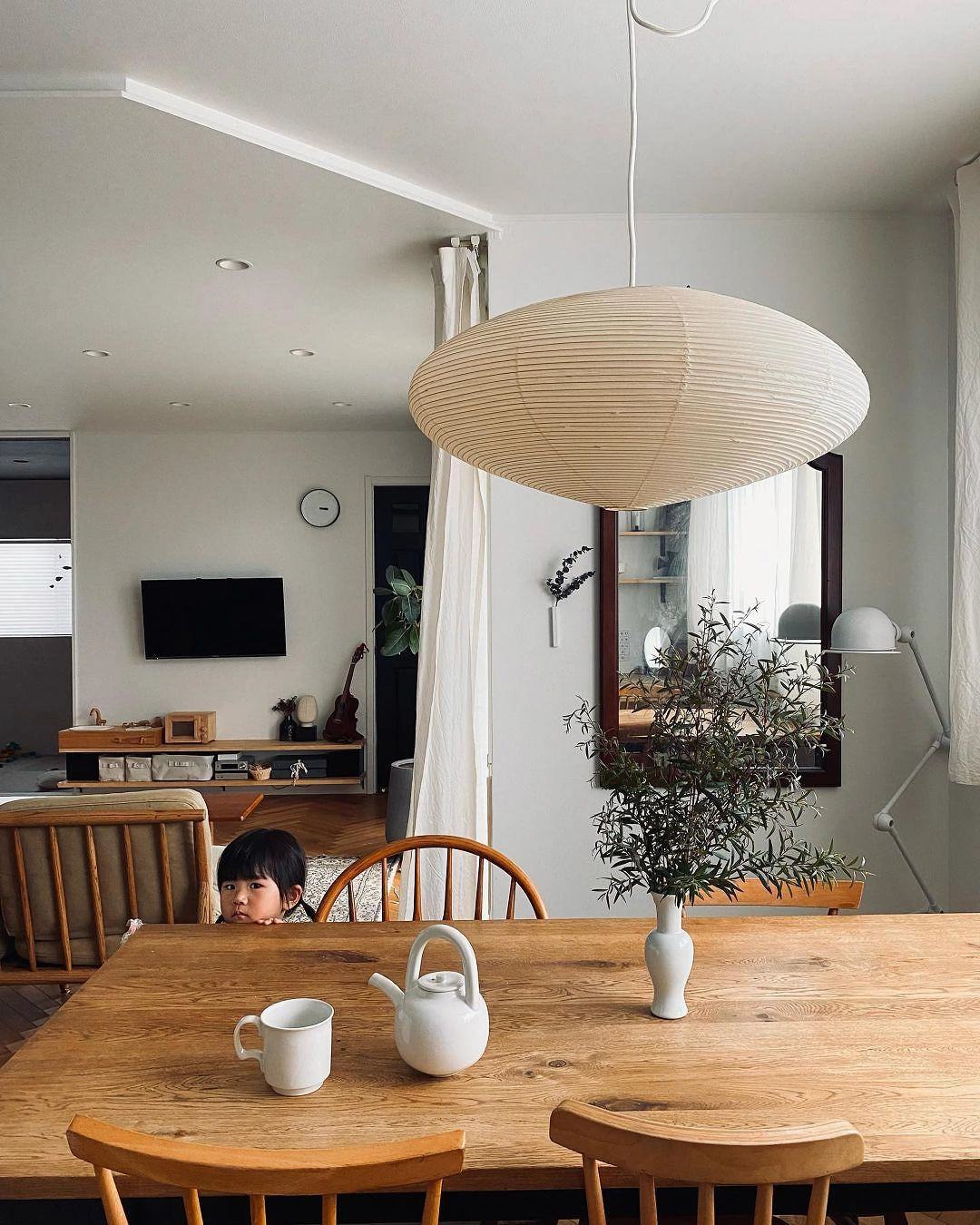 Piaiviella Pendant Lamp Paper for Living Room