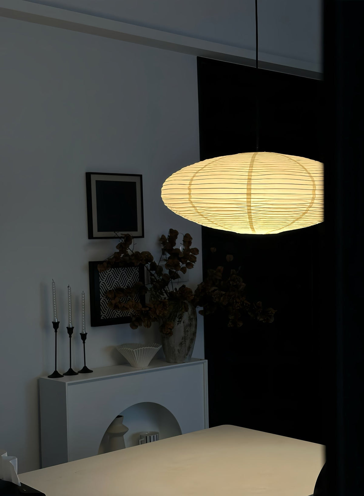 Piaiviella Pendant Lamp Paper for Living Room