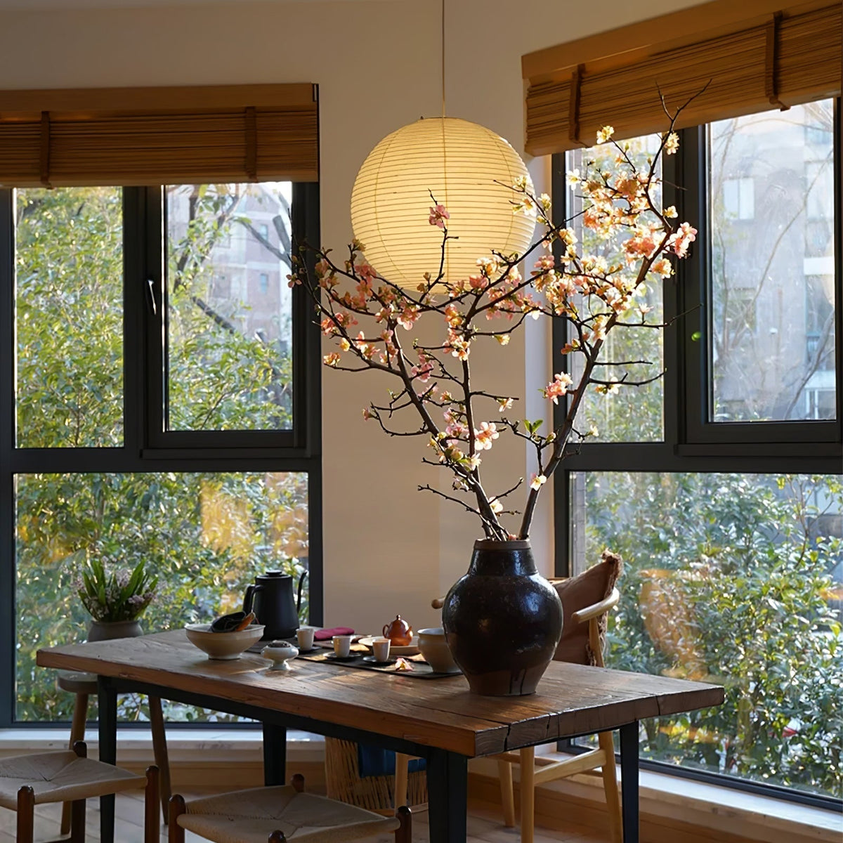 Niveriella Pendant Lamp Paper Lantern for Living Room