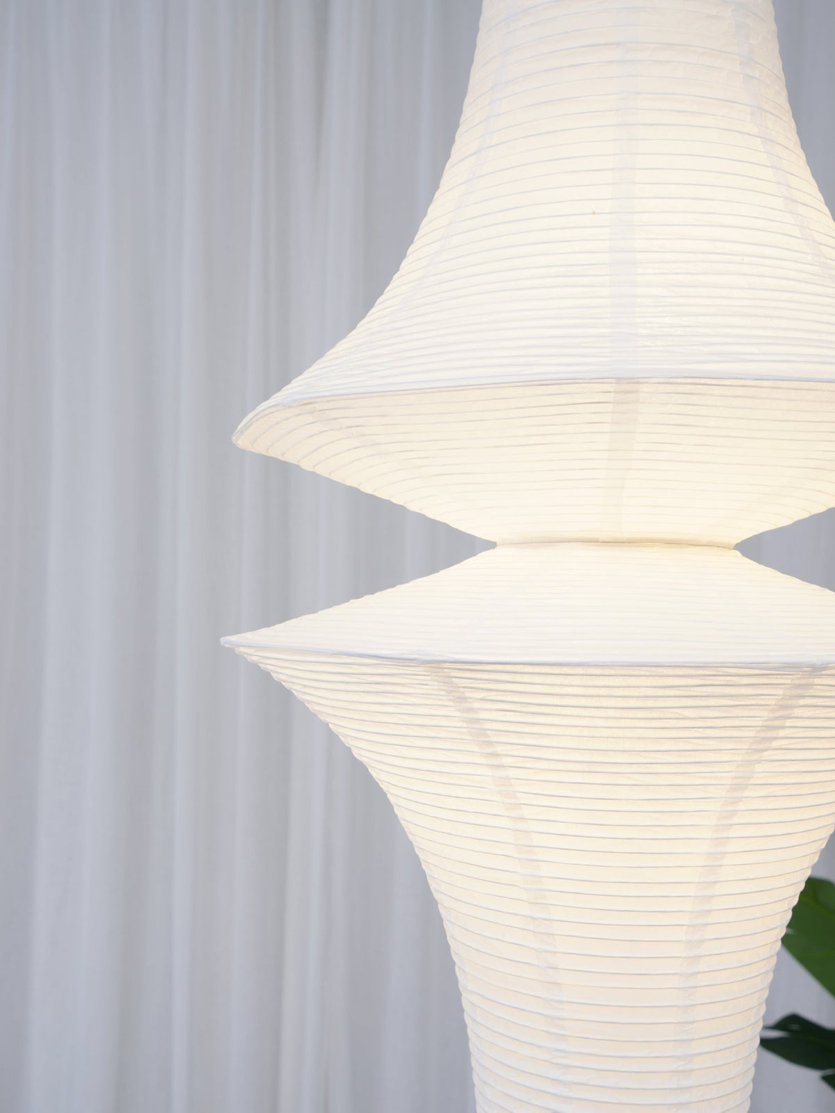 Lunirena Pendant Light Washi Paper E for Living Room