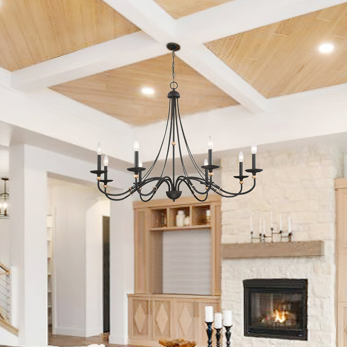 Avenerian Vintage Industrial County Chandelier
