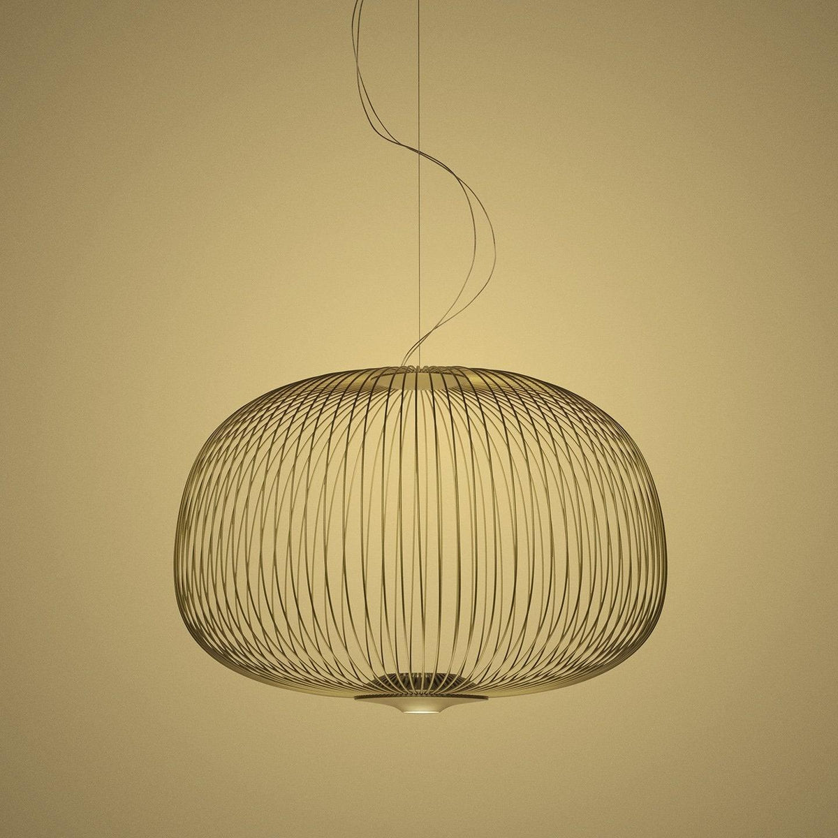 Lumio Lightweight Spokes Cage Pendant Light