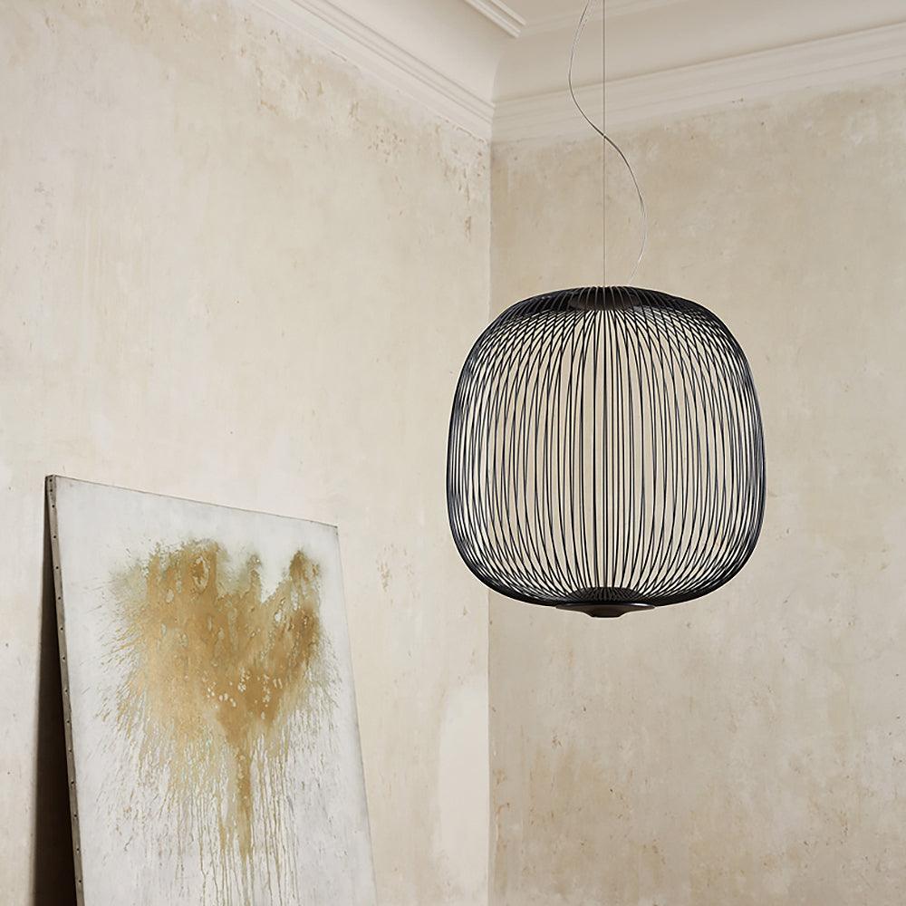 Lumio Lightweight Spokes Cage Pendant Light