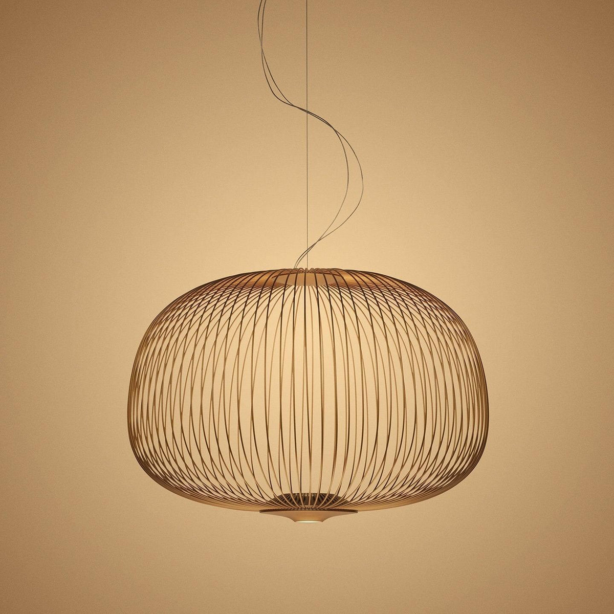 Lumio Lightweight Spokes Cage Pendant Light