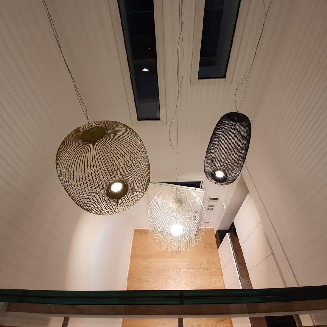 Lumio Lightweight Spokes Cage Pendant Light