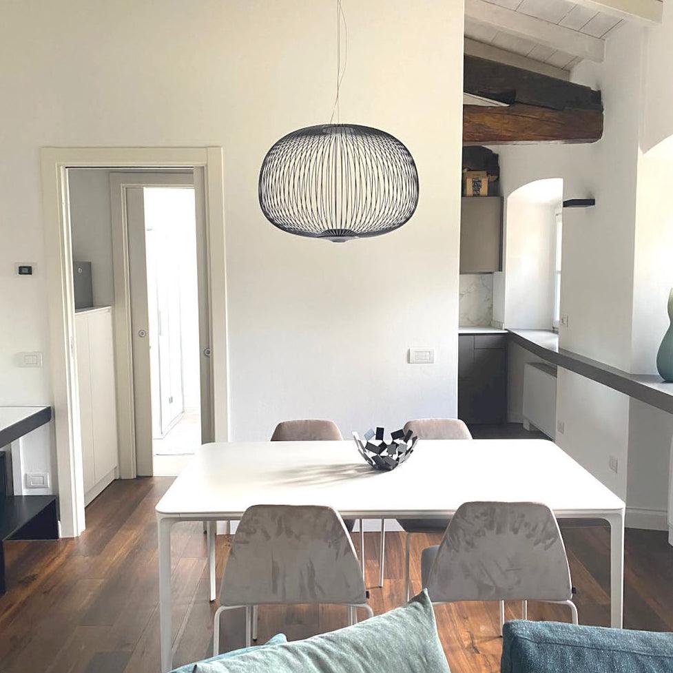 Lumio Lightweight Spokes Cage Pendant Light