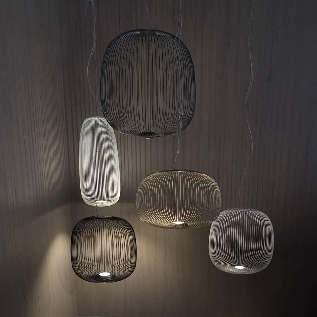 Lumio Lightweight Spokes Cage Pendant Light