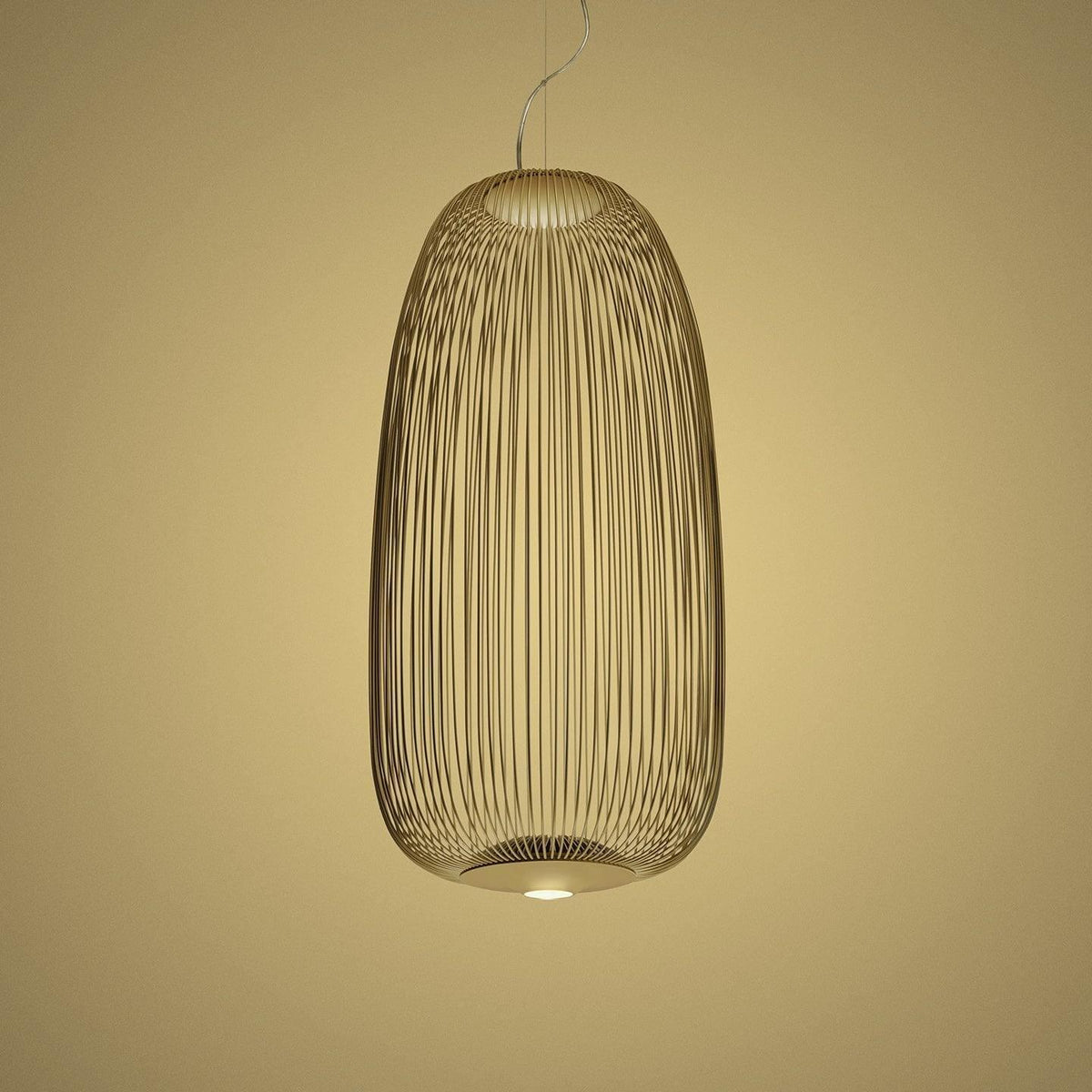 Lumio Lightweight Spokes Cage Pendant Light