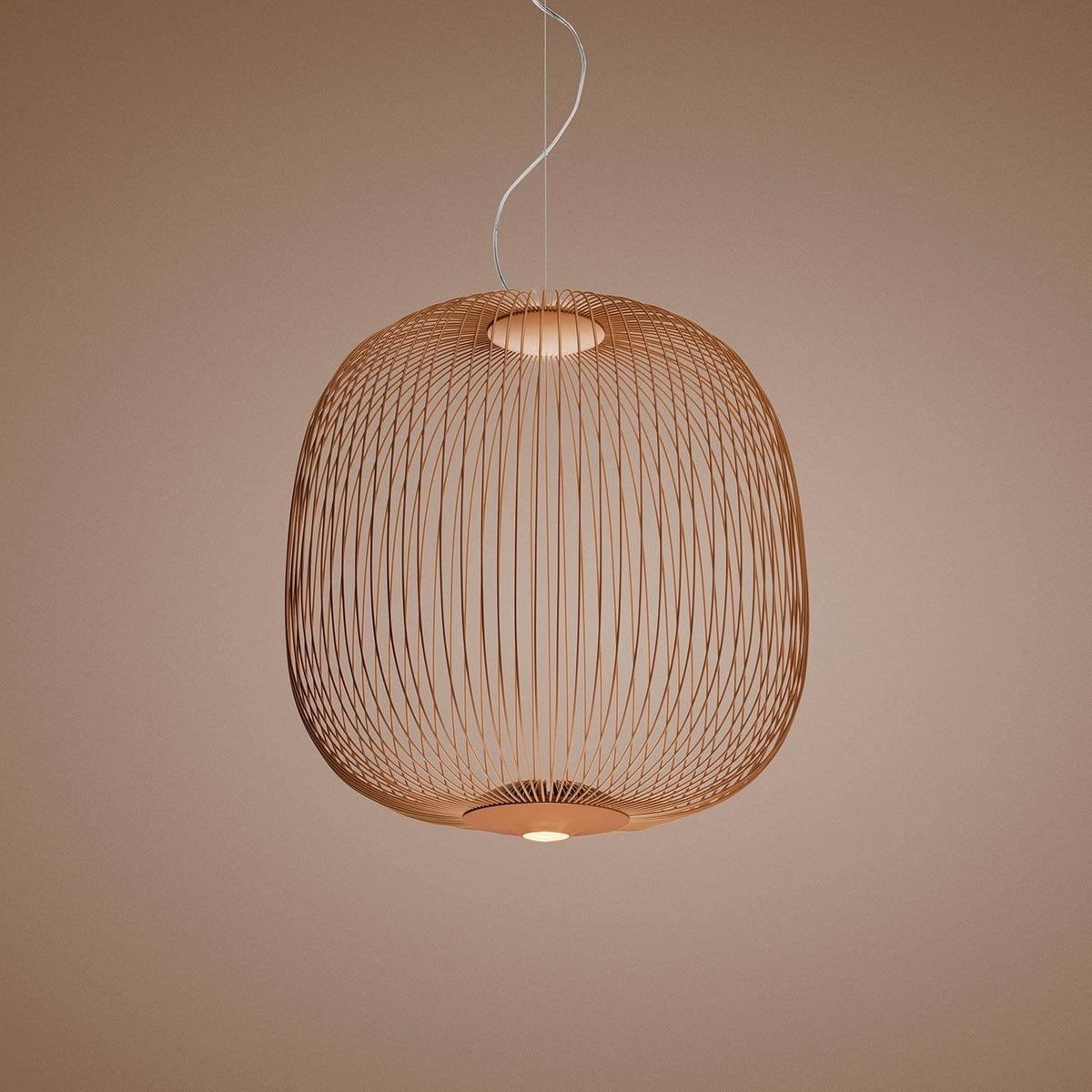 Lumio Lightweight Spokes Cage Pendant Light