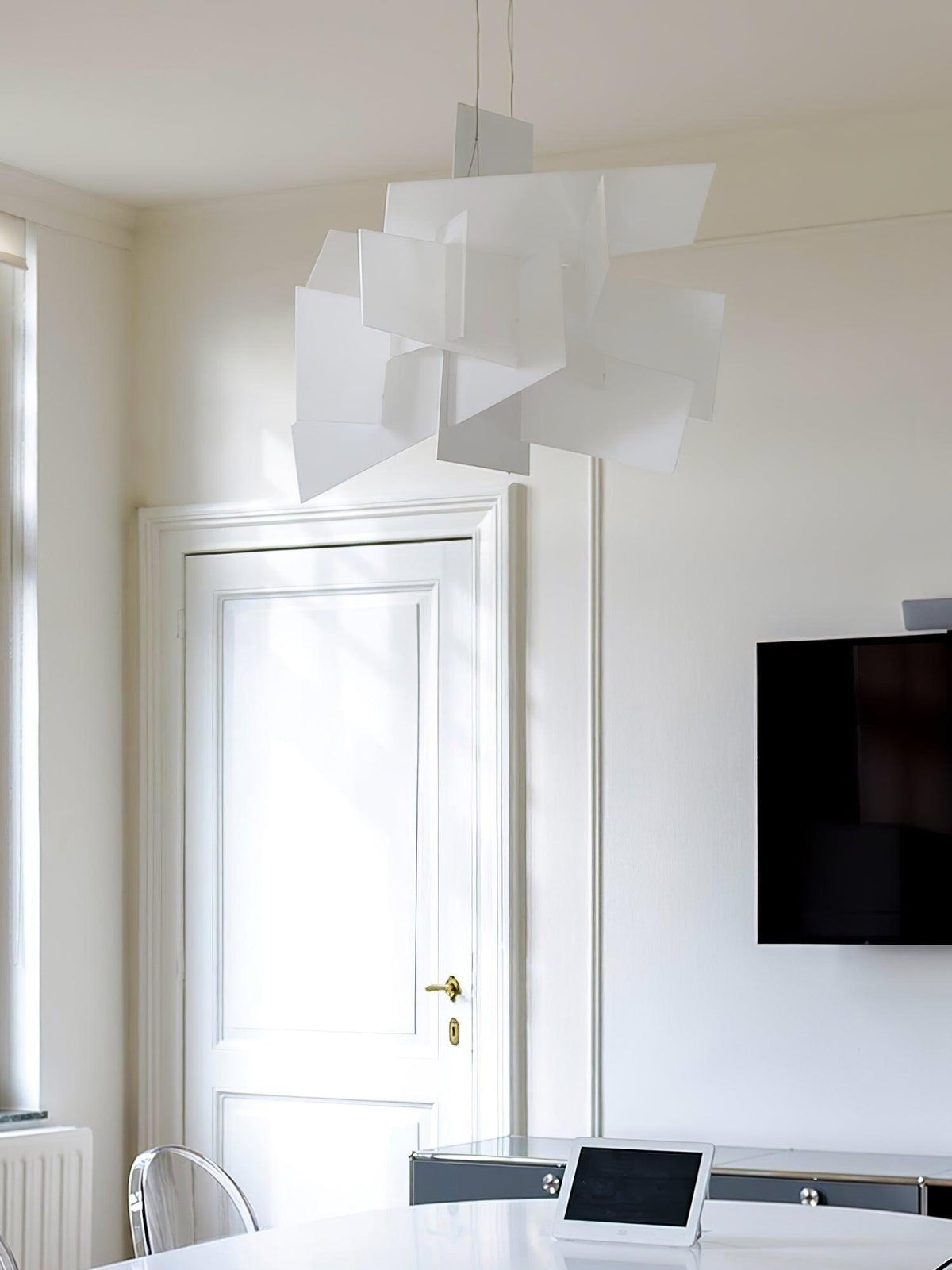 Origami White  Pendant Light