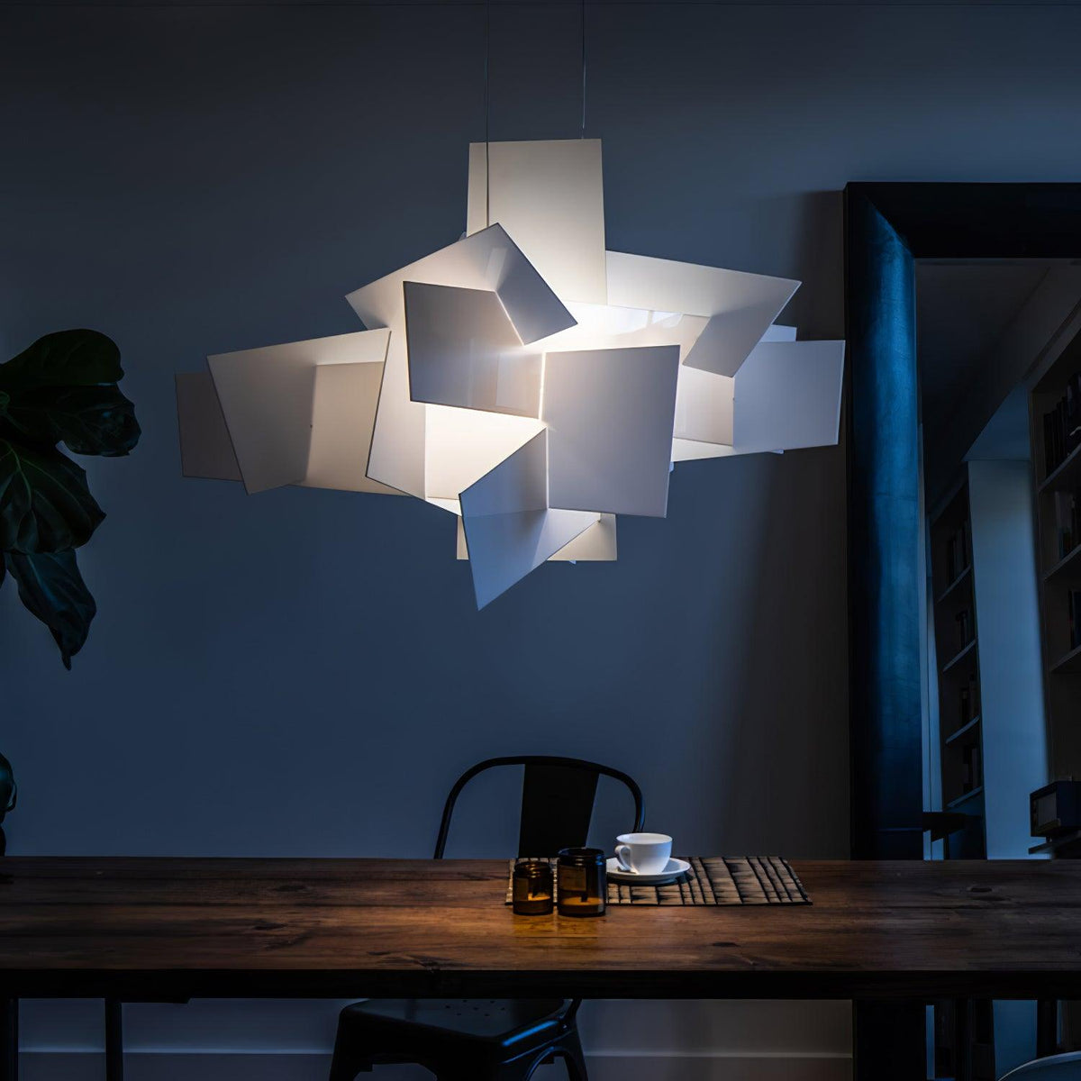 Origami White  Pendant Light