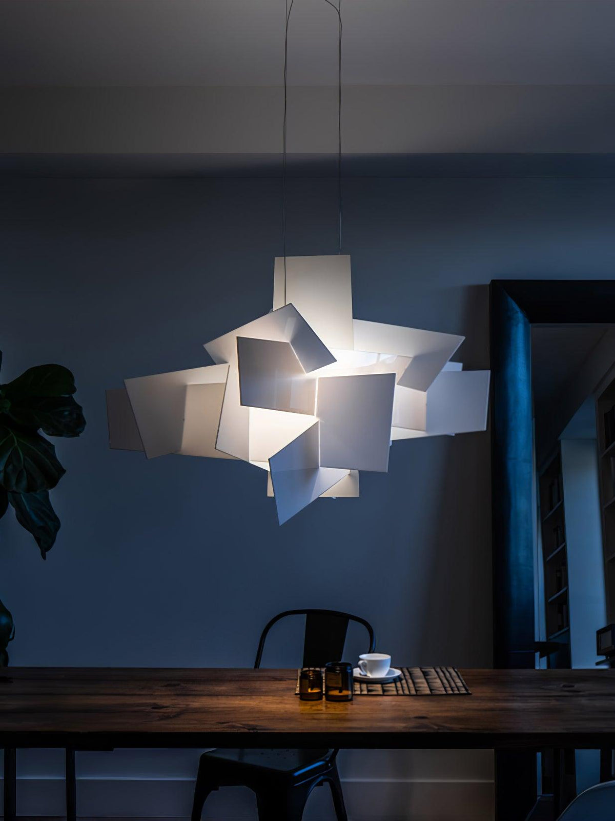 Origami White  Pendant Light