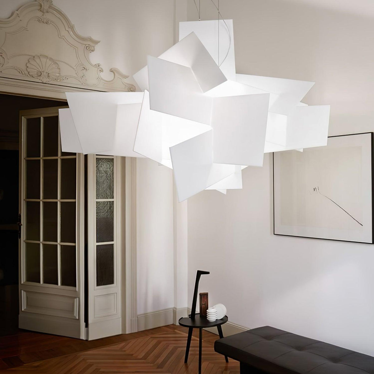 Origami White  Pendant Light