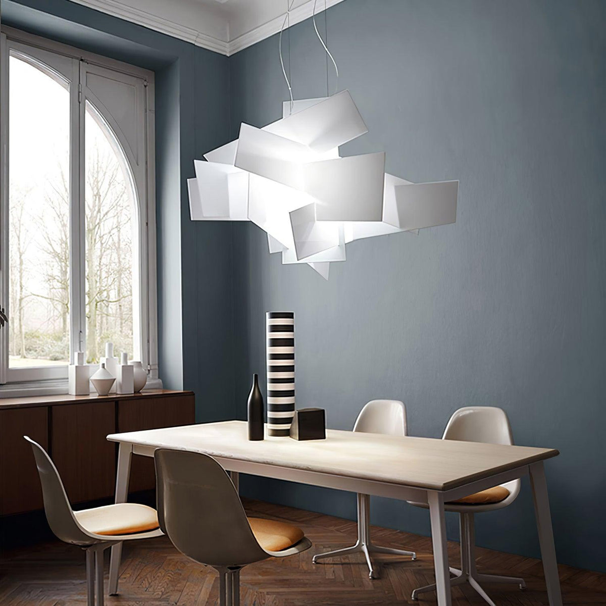 Origami White  Pendant Light