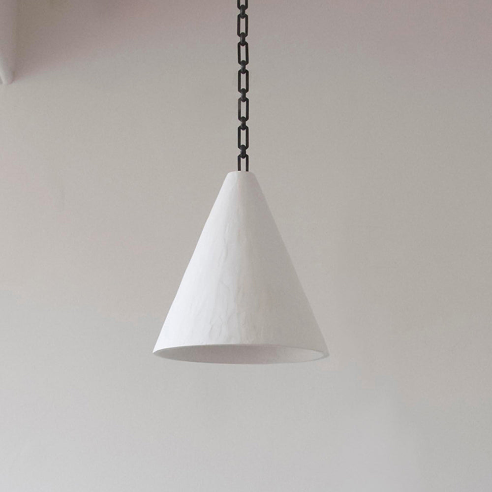 Selirine White Plaster Pendant Lamp