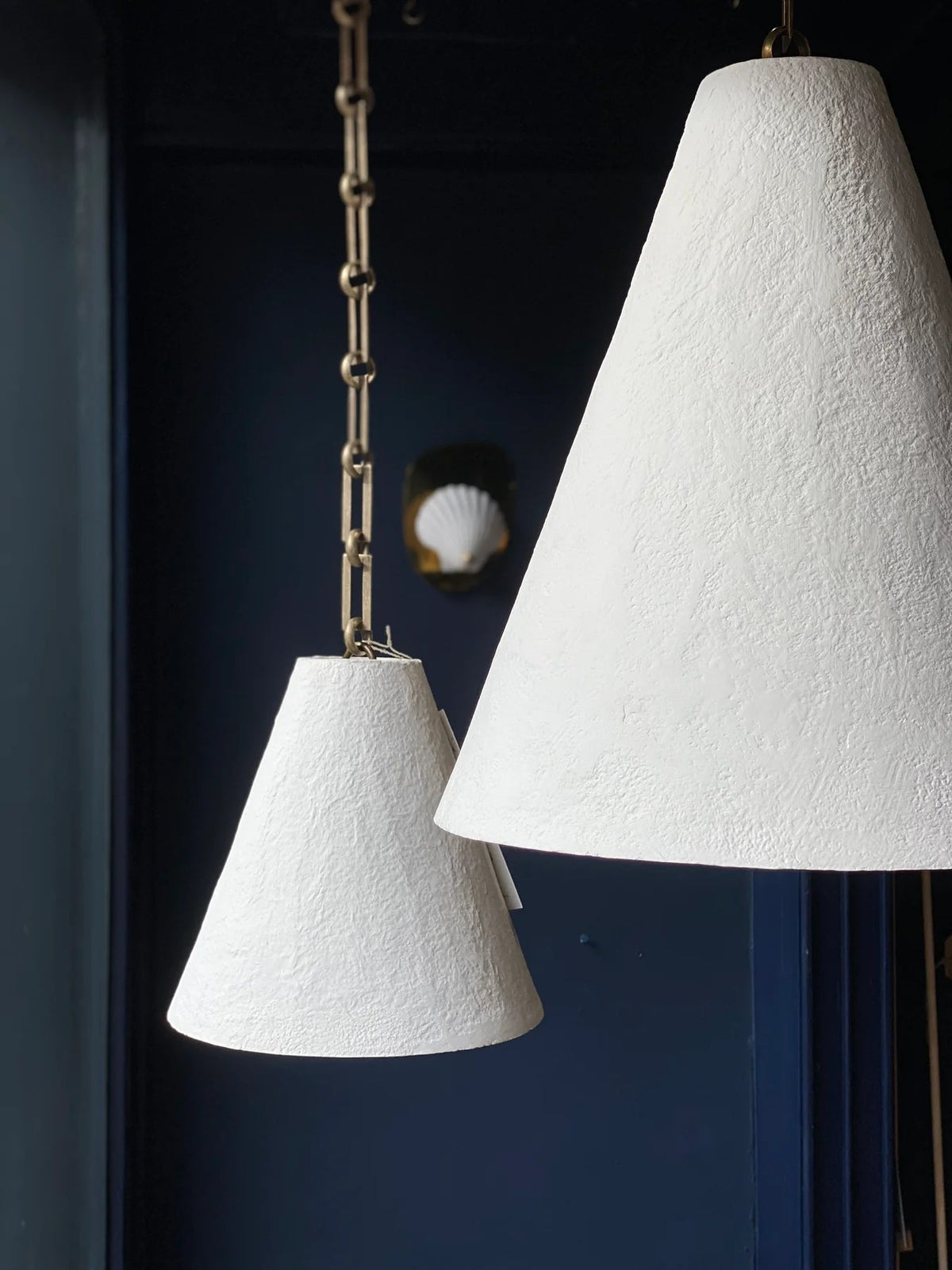 Selirine White Plaster Pendant Lamp