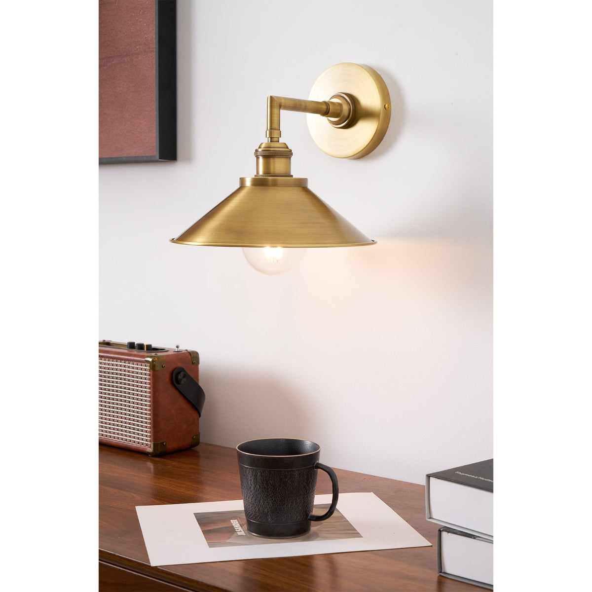 Osile Brass Wall Lamp