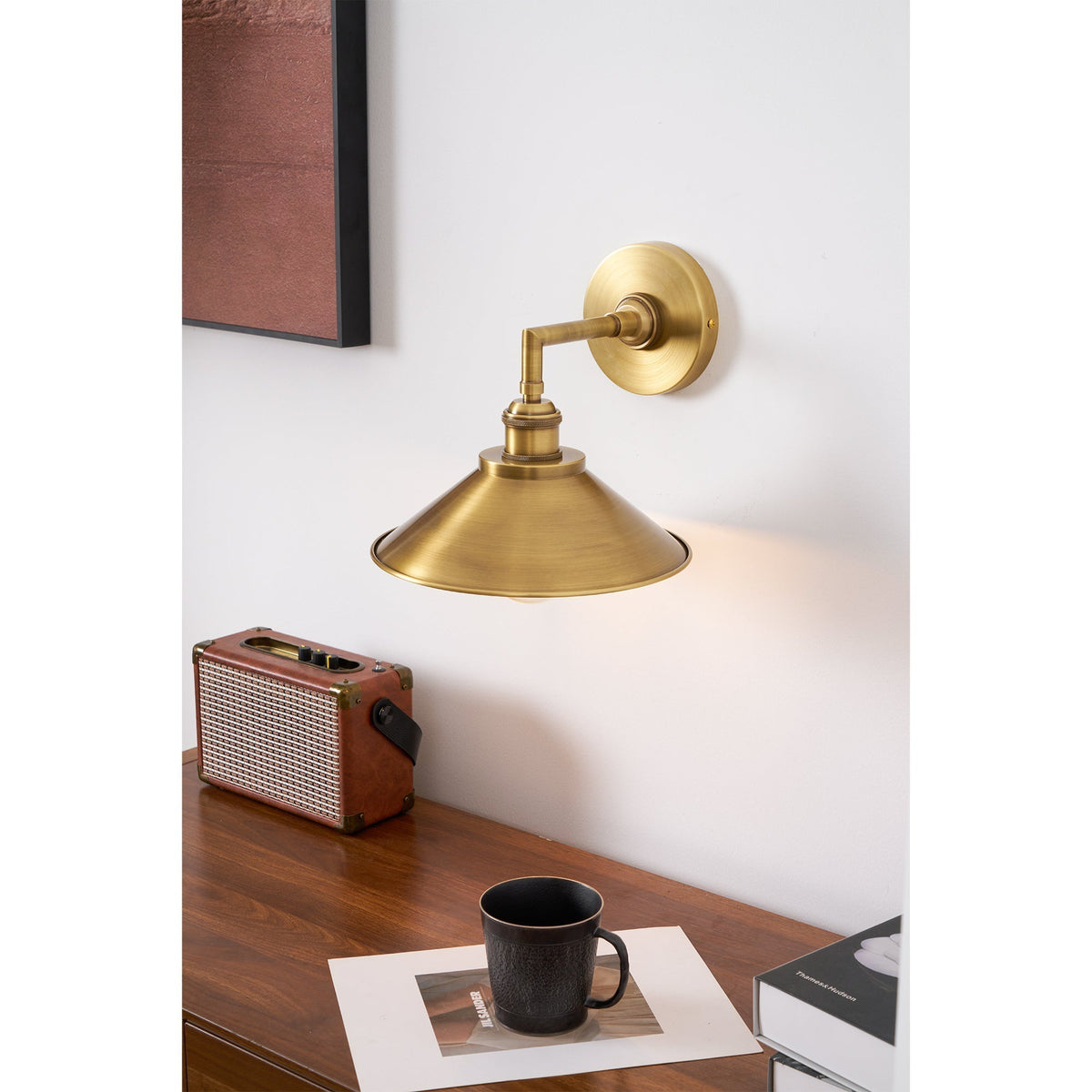 Osile Brass Wall Lamp