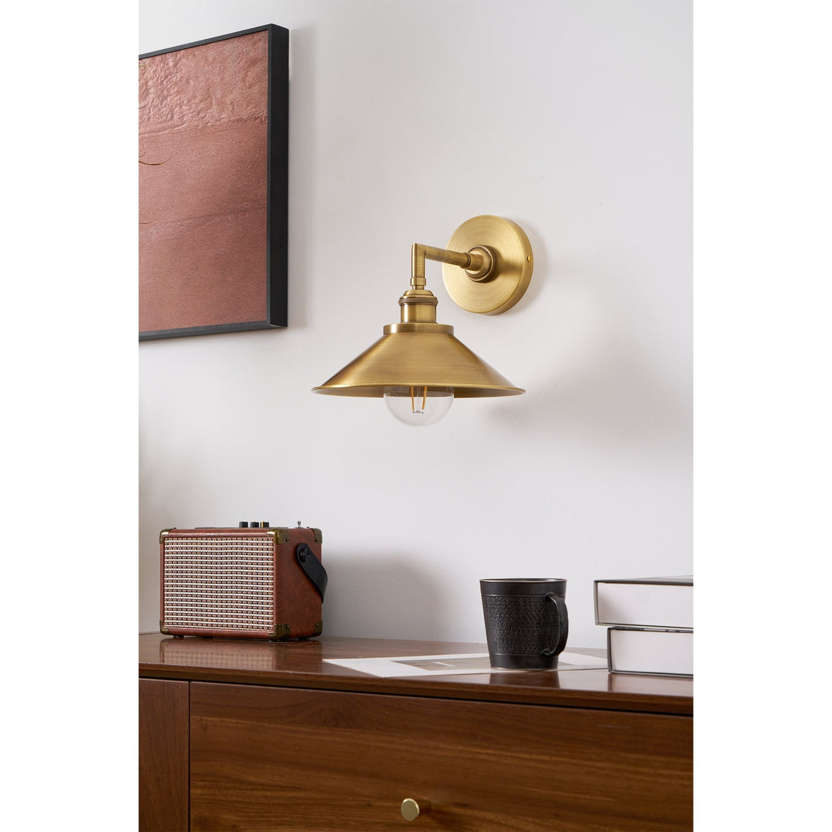 Osile Brass Wall Lamp