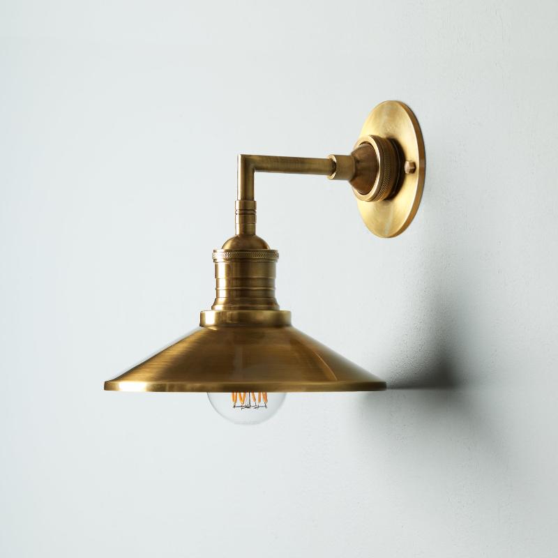 Mugokun Brass Indoor Wall Lamp