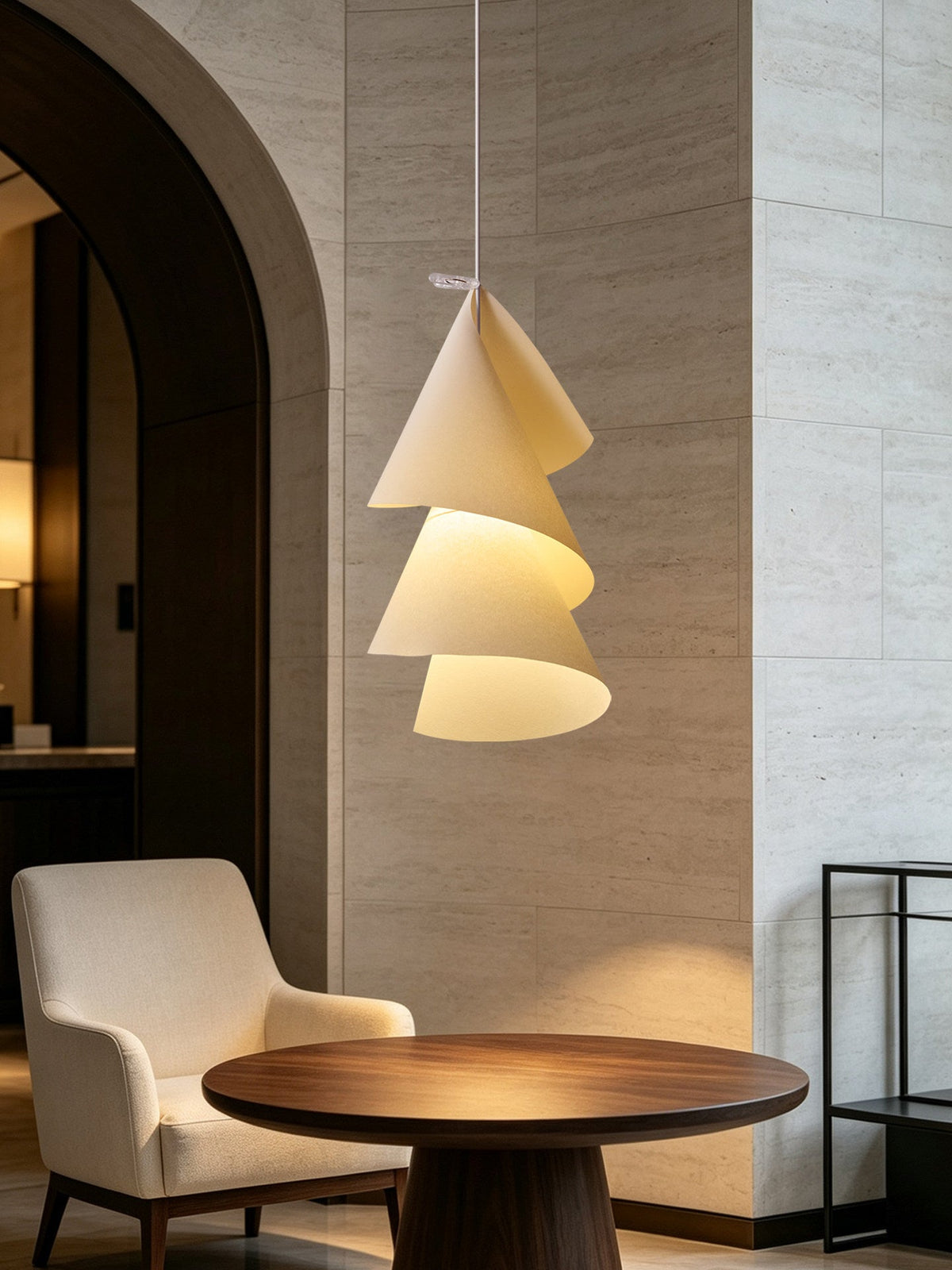 Southvale4 Paper Cone Pendant Lamp