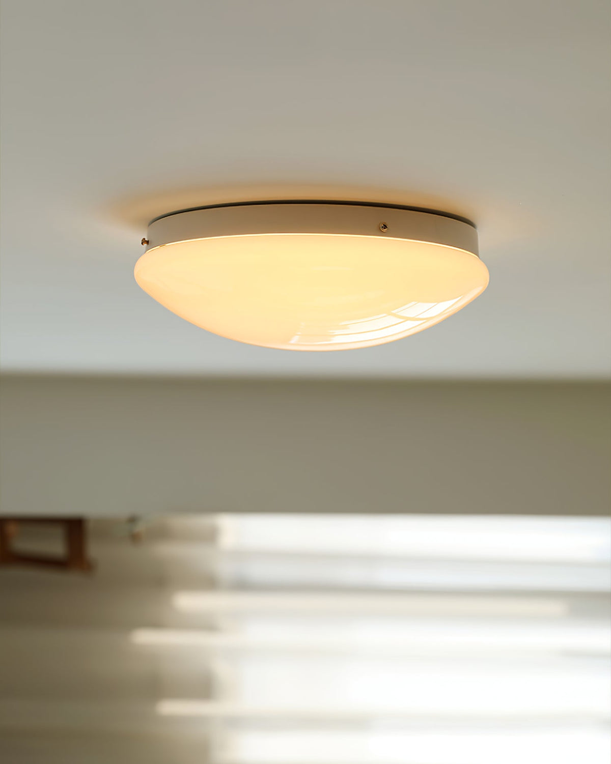 Velael Glass Flush Ceiling Light