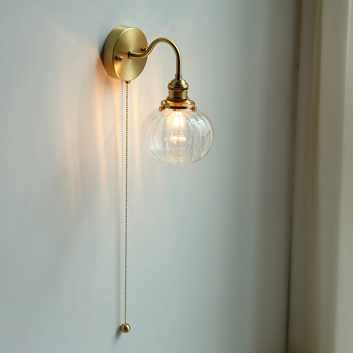 Jaladid Vintage Glass Wall Lamp