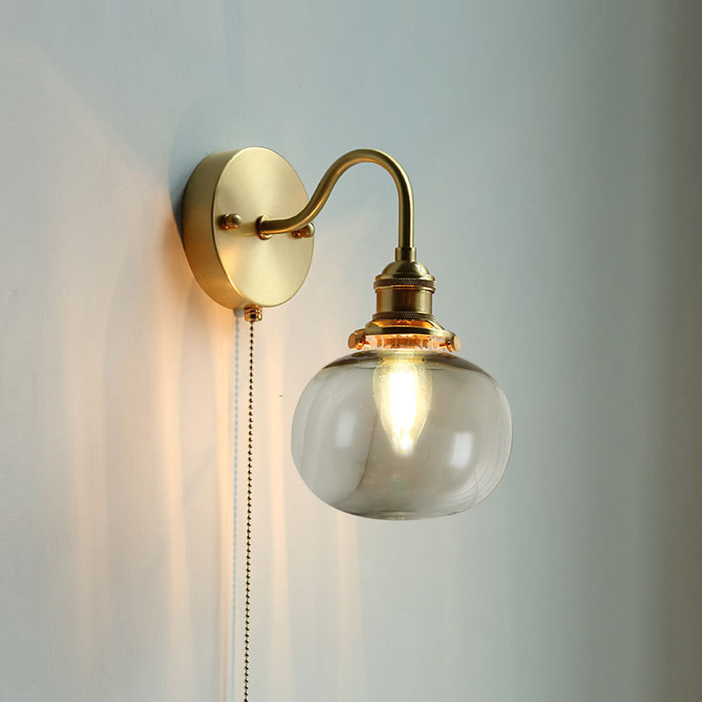 Jaladid Vintage Glass Wall Lamp