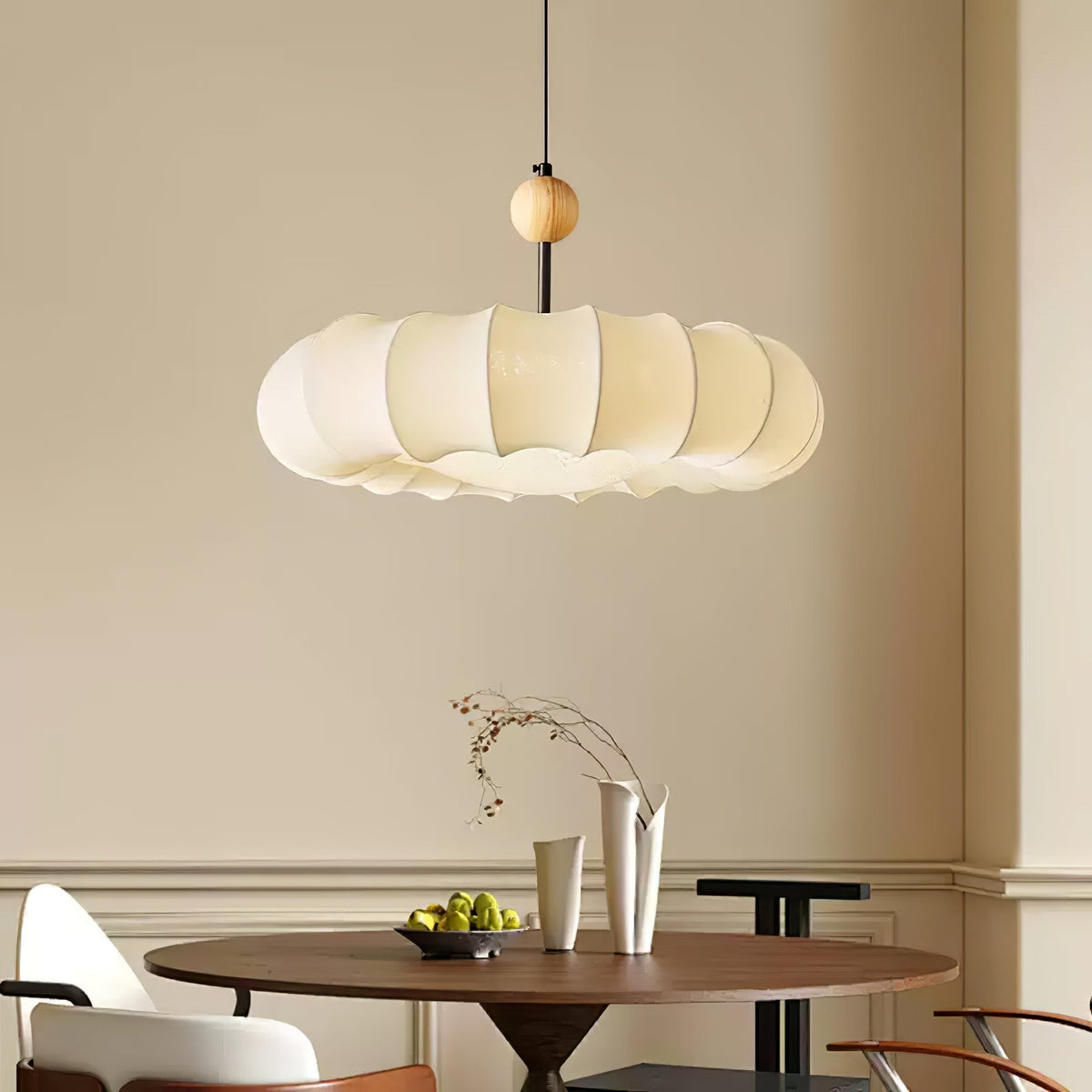 Nibenar Veil Pendant Light Fabric Wabi-sabi