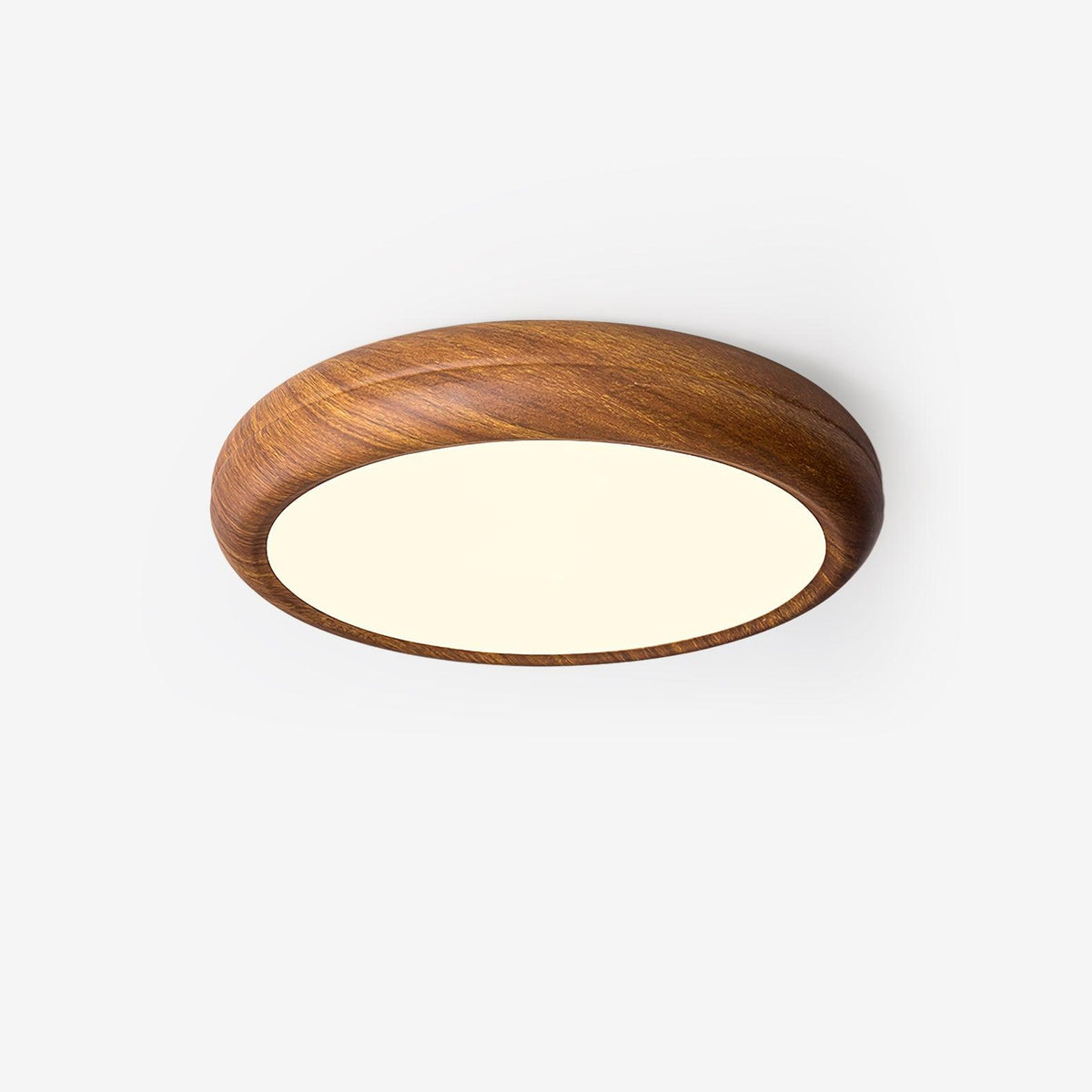 Gigenek Wood Grain Round Ceiling Light