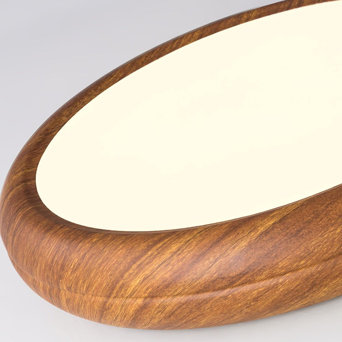 Elda Wood Wood Grain Round Ceiling  Light