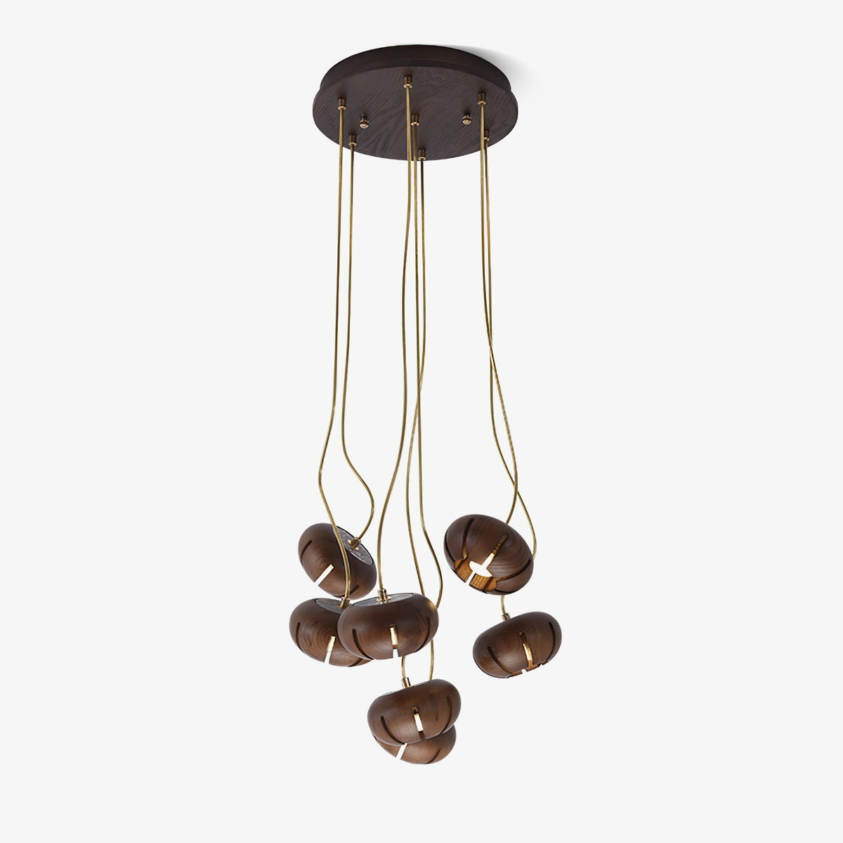 Zasorir Sculptural Marble Cluster Pendant Light