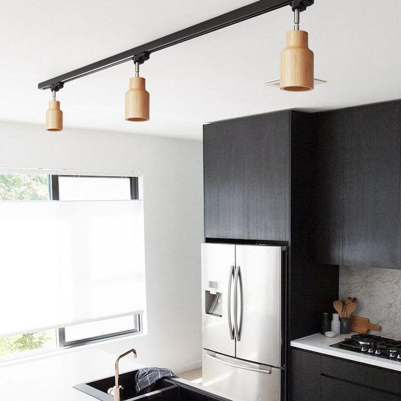 Kubolis Wood Track Ceiling Light Spotlight