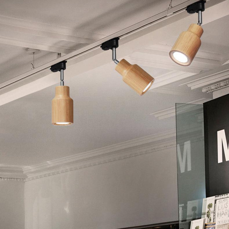 Kubolis Wood Track Ceiling Light Spotlight