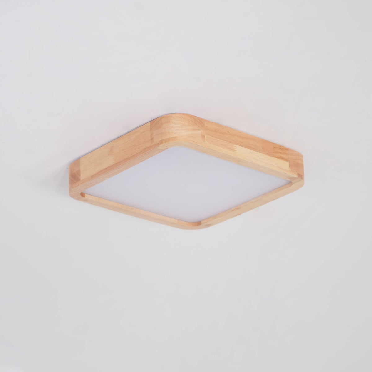 Edenford Wooden Geometric Flush Mount Ceiling Light
