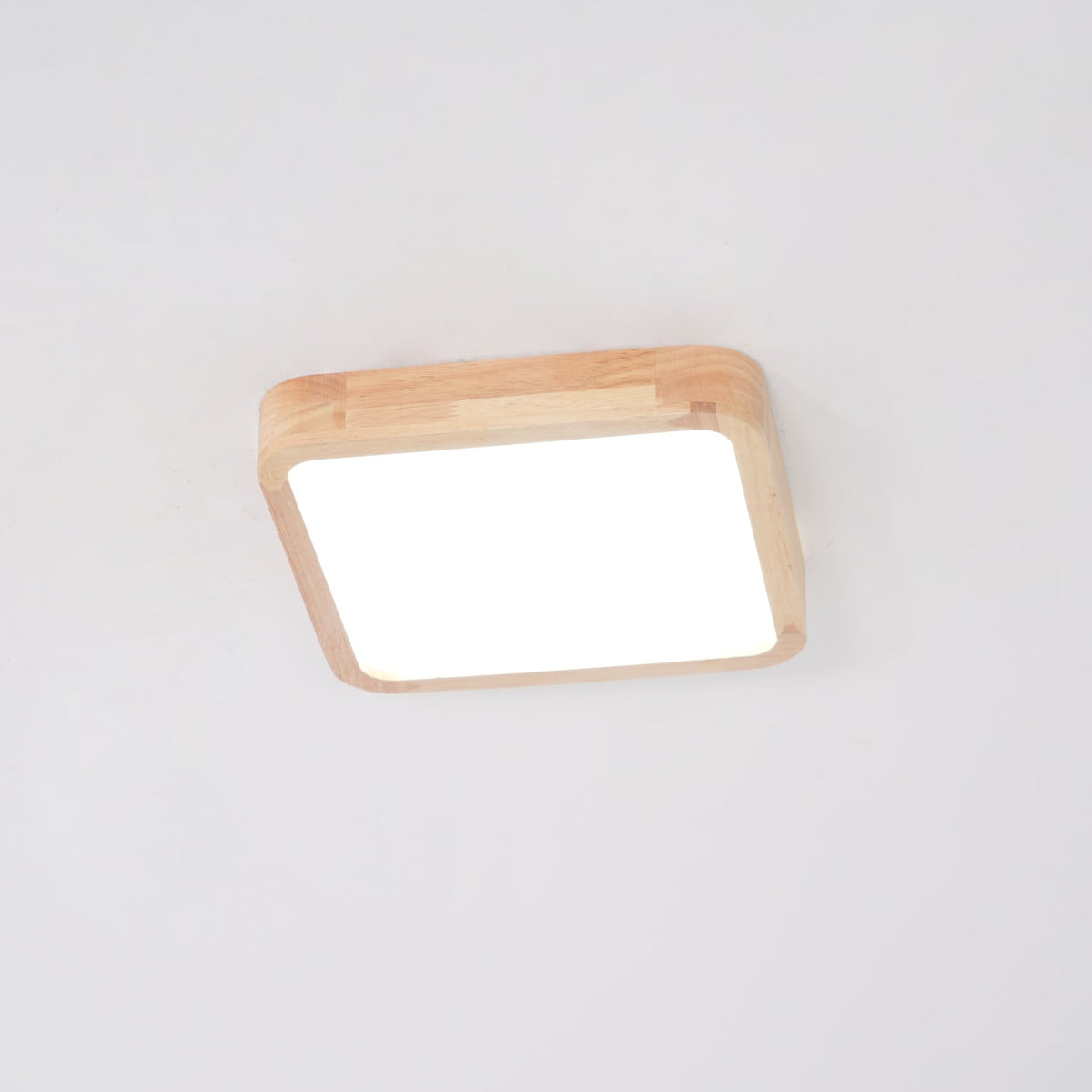 Edenford Wooden Geometric Flush Mount Ceiling Light