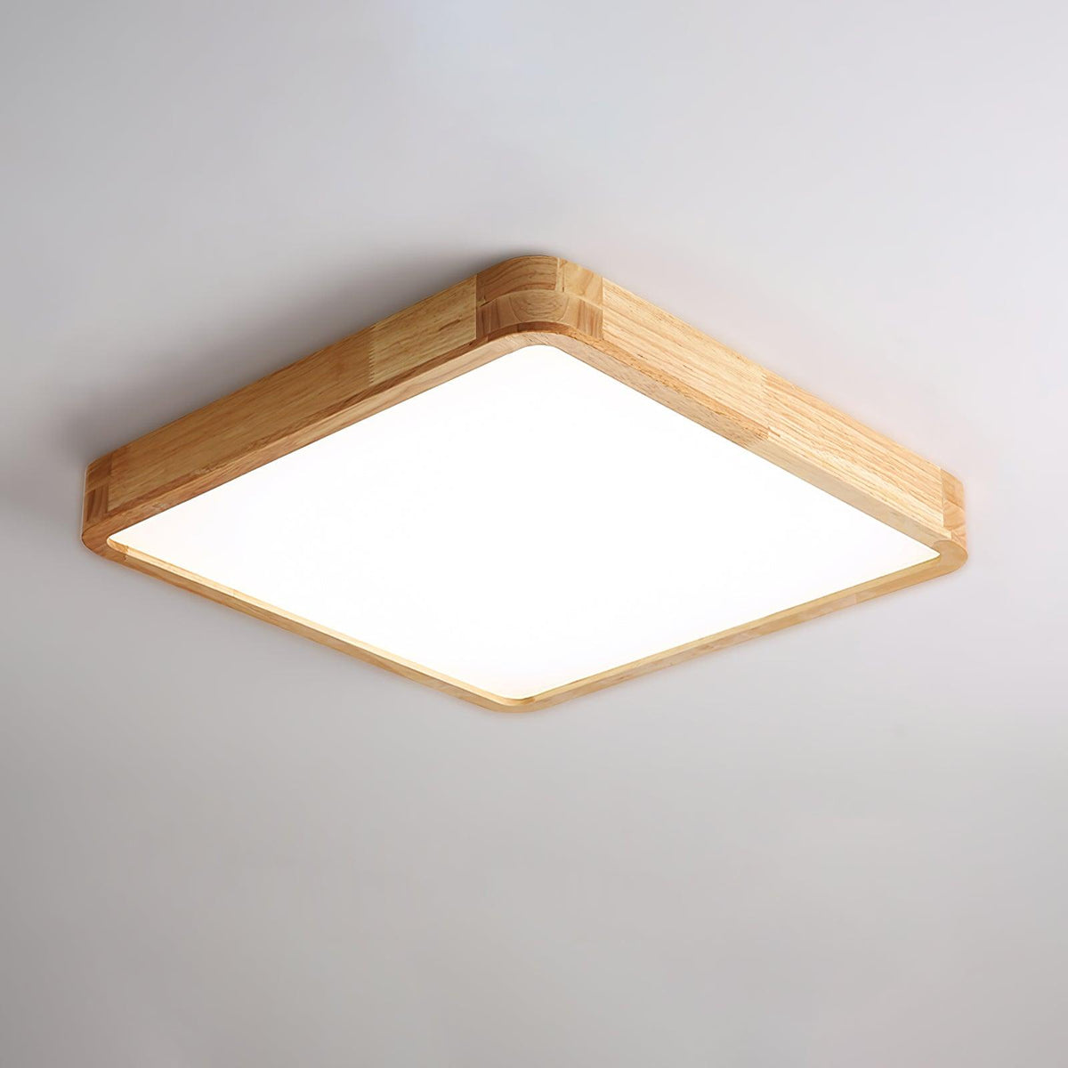 Aldalaya Ceiling Light Wooden Geometric LED