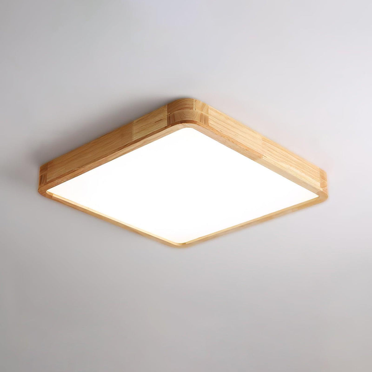 Delebom Wooden Geometric Ceiling Light