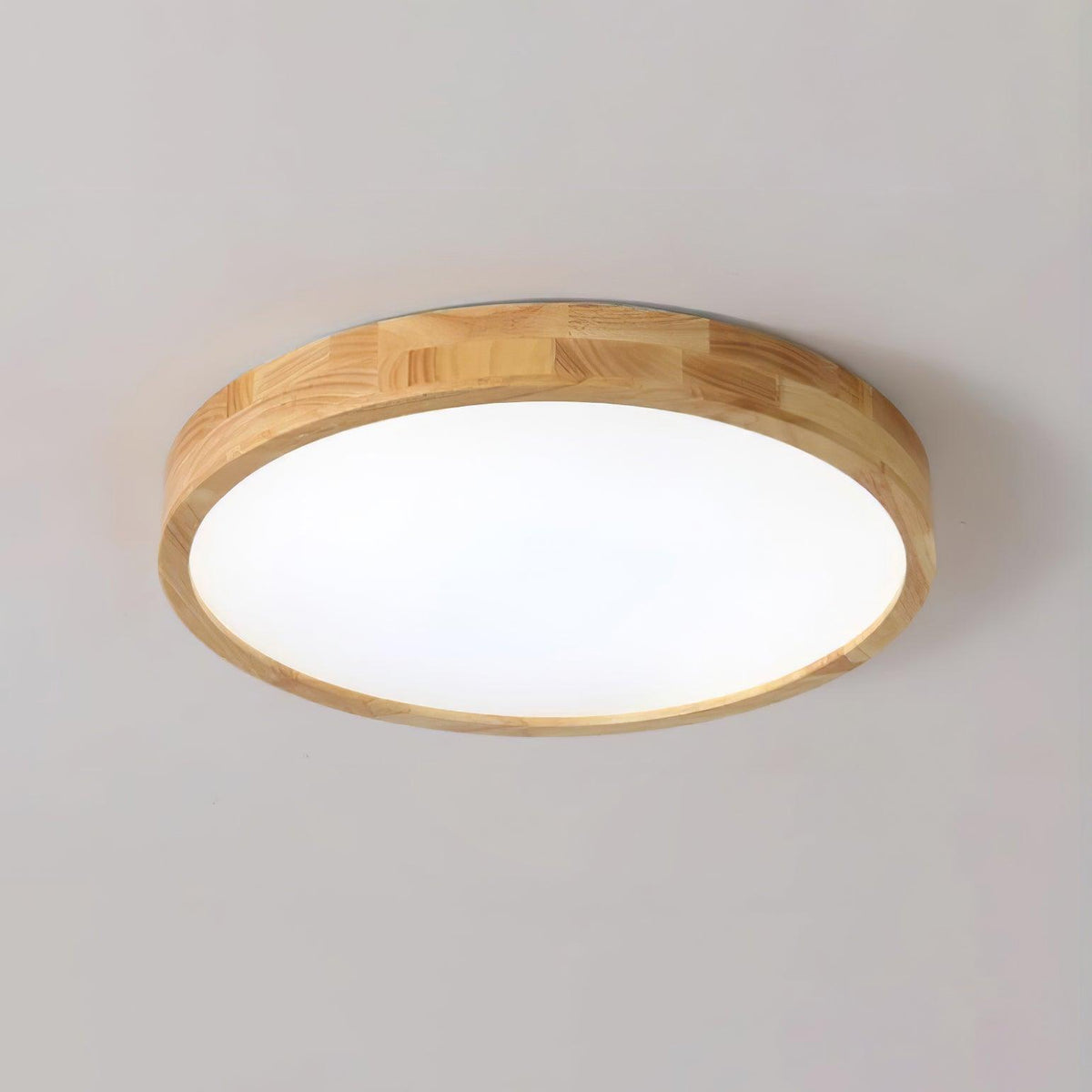 Delebom Wooden Geometric Ceiling Light