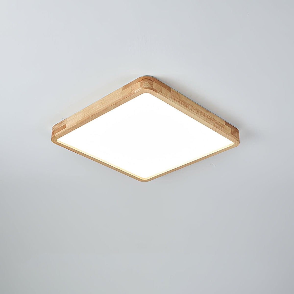 Edenford Wooden Geometric Flush Mount Ceiling Light