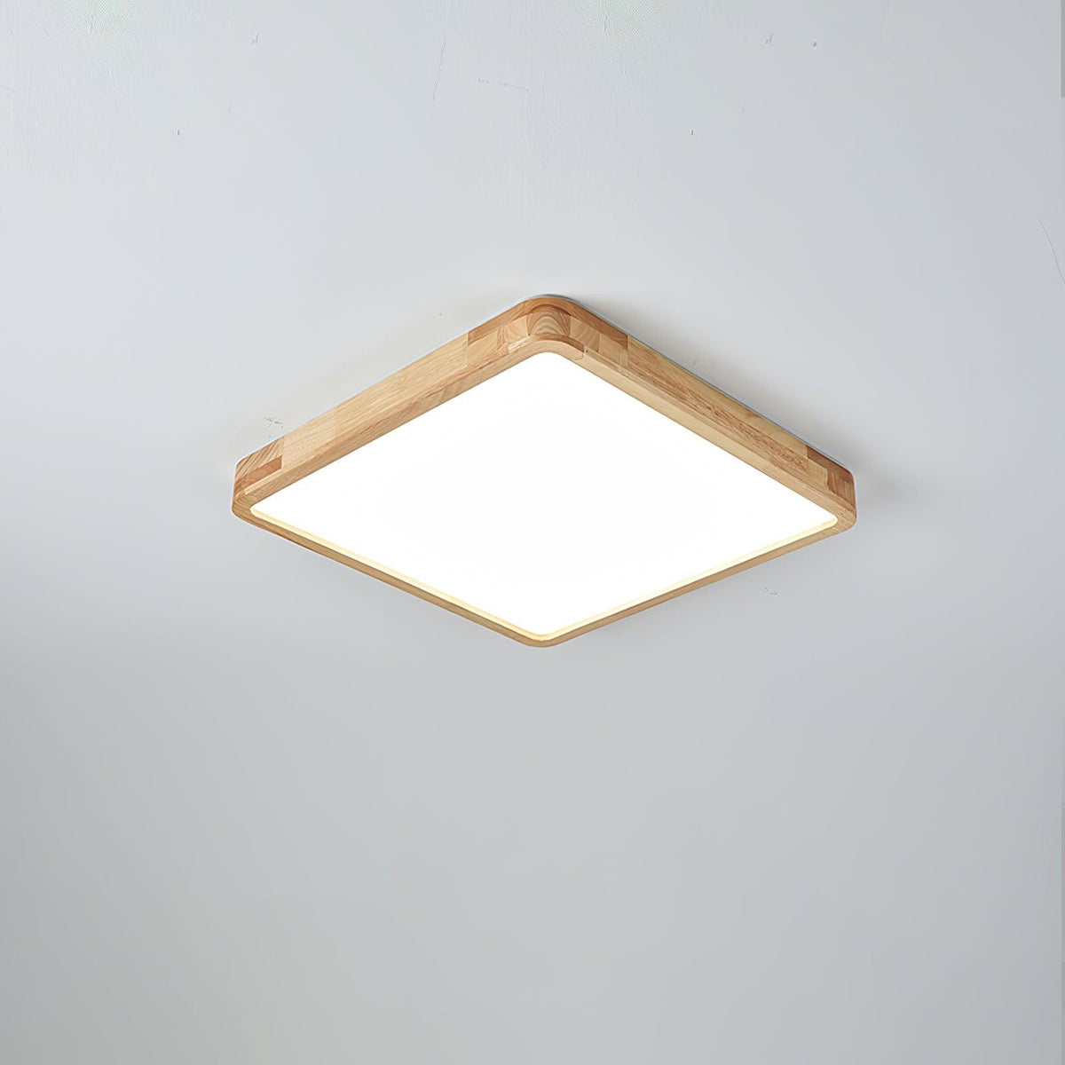 Aldalaya Ceiling Light Wooden Geometric LED