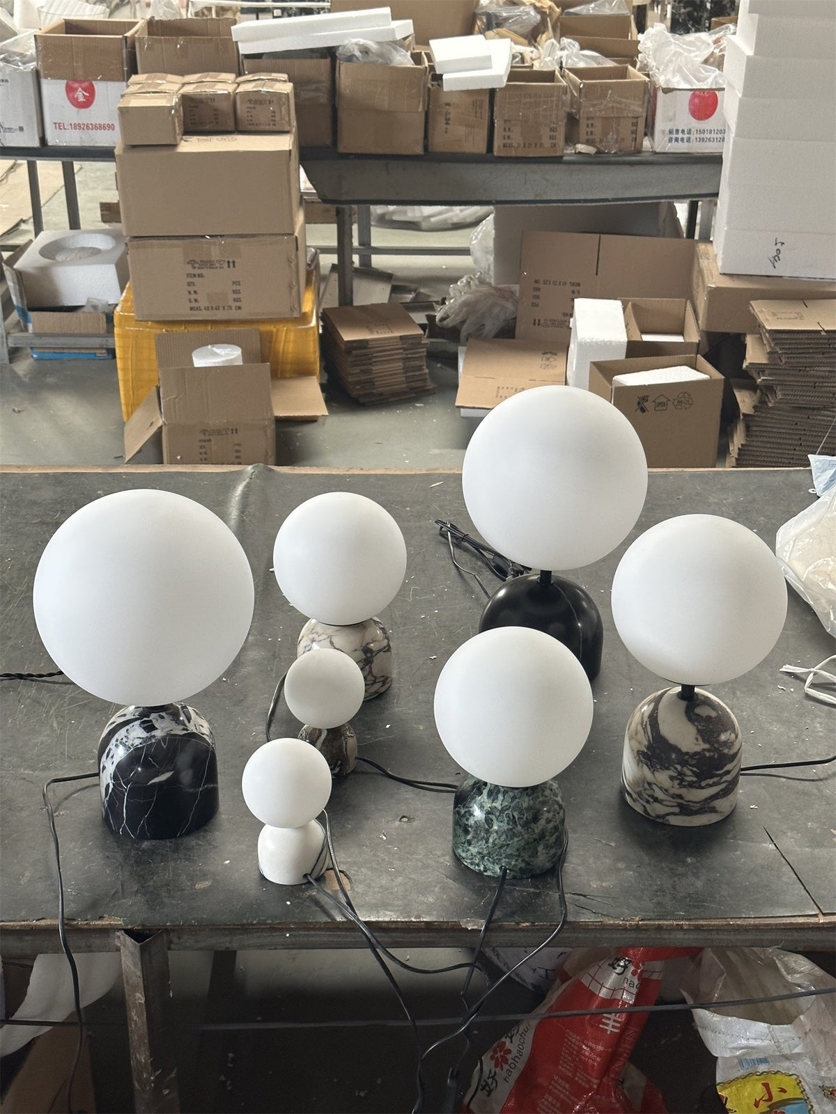 Yannick Marble Table Lamp