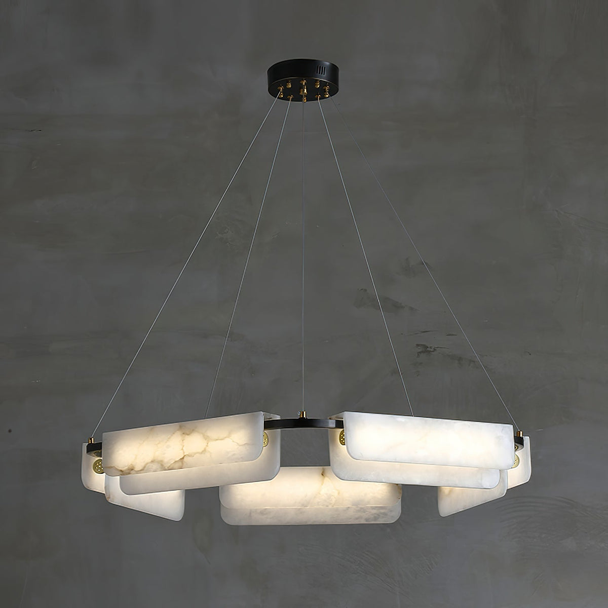 Eiruine Postmodern Luxury Alabaster Chandelier
