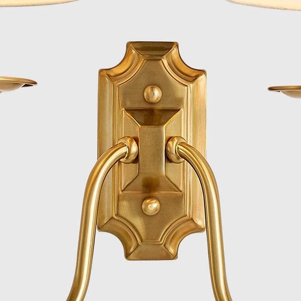 Ribudod Vintage Fabric Shades Wall Lamp