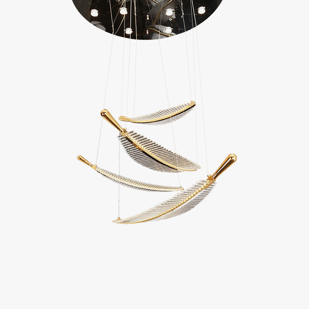 Gubitodo Nordic Luxury LED Pendant Light Metal Hotel Living Room