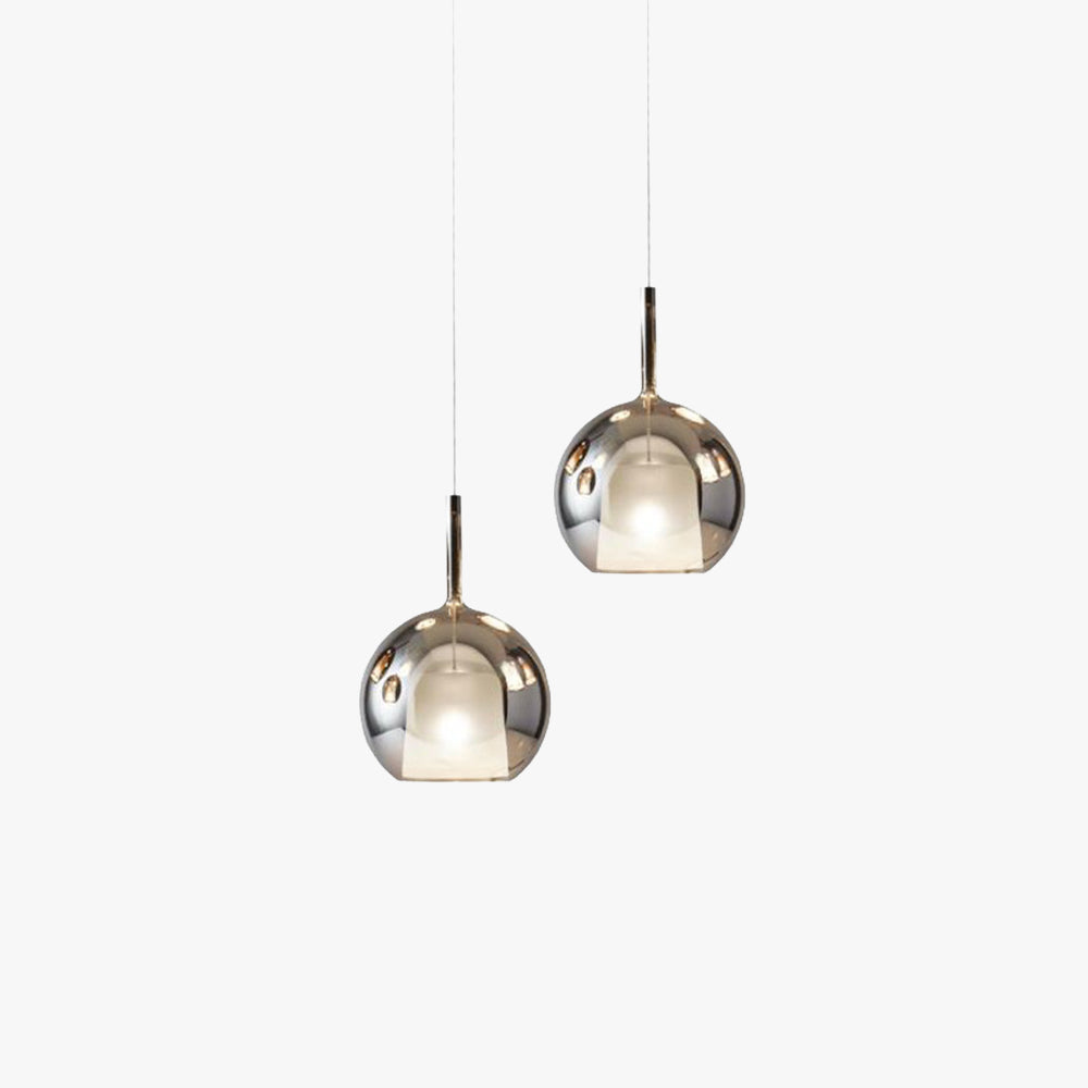 Ramekoke Pendant Light Glass Modern Sphere LED Dining Room
